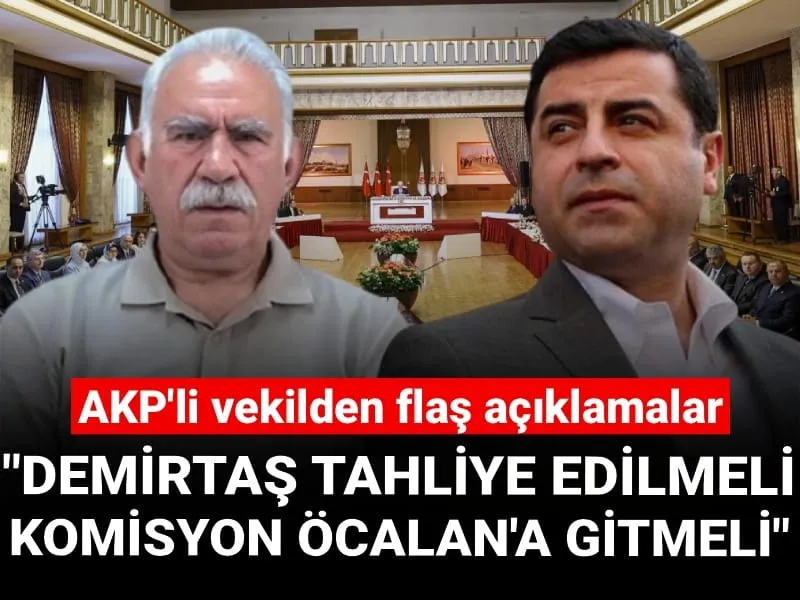 AKP'li Vekilden Şok Çağrı: Demirtaş Serbest, Öcalan'a Ziyaret!