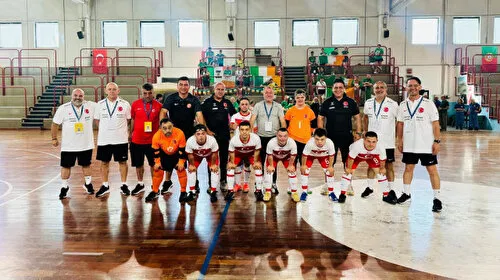 Down Sendromlular Futsal Milli Takımı Avrupa Şampiyonası'nda yarı finalde