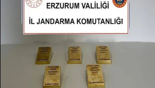 Erzurum'da Altın Kaosu! Horasan'da 5 Külçe Altın Ele Geçirildi!