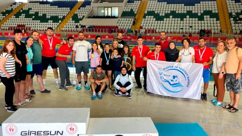 Manisalı engelli sporcular Giresun'da yarıştı