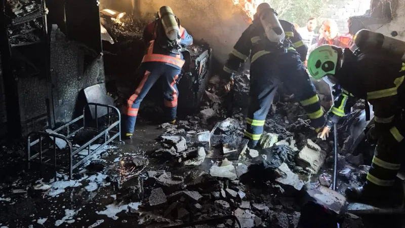 Mardin'deki yangın faciasında ölü sayısı 3'e yükseldi! 3 yaşındaki Bager yaşam mücadelesini kaybetti