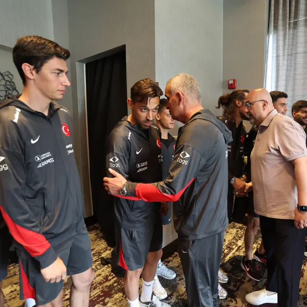 Milliler, ABD maçını oynayacağı Hartfor'da geldi!