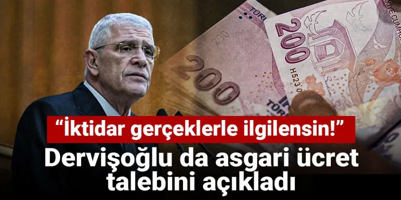 Müsavat Dervişoğlu da asgari ücret talebini açıkladı: İktidar gerçeklerle ilgilensin!