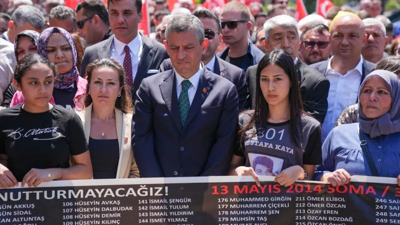 Özgür Özel Soma'da: Madencilerin Acısı Dinmiyor!