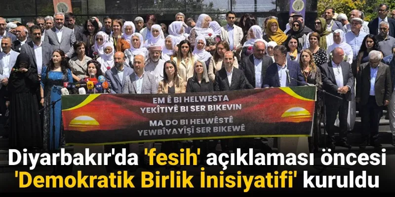 Diyarbakır'da Yeni İnisiyatif! DEM Parti'den Fesih Öncesi Hamle Mi?