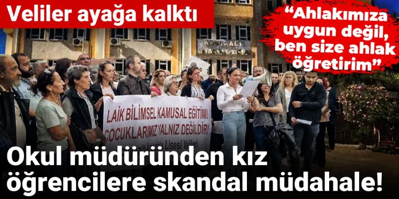 Okul Müdüründen Etek Şoku! Öğrencilere Ahlak Dersi Mi Verdi?