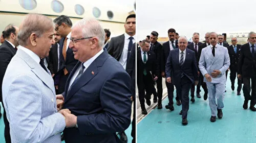 Pakistan Başbakanı Şahbaz Şerif İstanbul'da