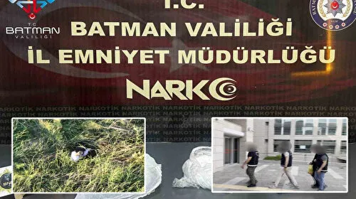 Polisten kaçarken attıkları torbada uyuşturucu çıktı