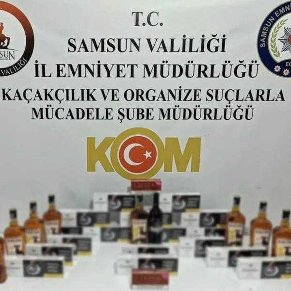 Samsun'da kaçakçılık operasyonu: 2 gözaltı
