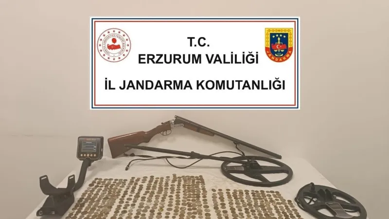 Tekman’da tarihi eser kaçakçılığı operasyonu
